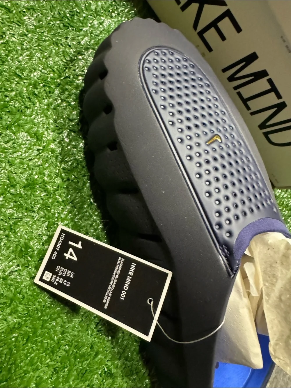 Nike Mind 001 Slide Blackened Blue Game Royal